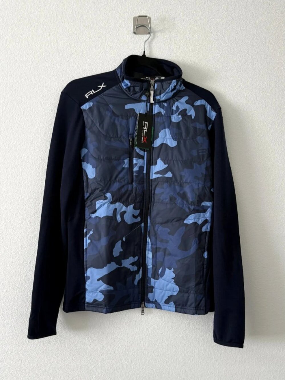 RLX Ralph Lauren Men's Hybrid Camo Golf Jacket Navy S NWT